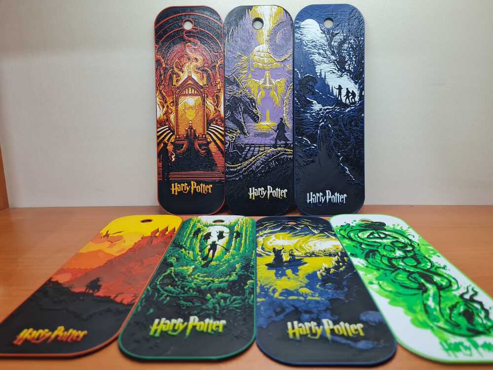 Harry Potter Kitap Temalı Kitap Ayracı Seti (7 Parça)