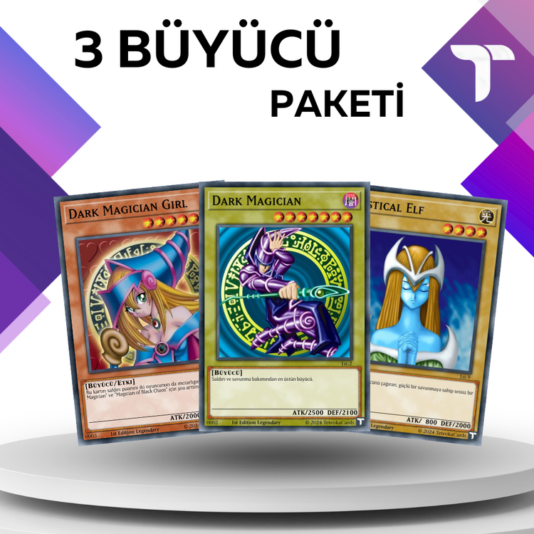 Yu-gi-oh! Türkçe 3 Büyücü Paketi