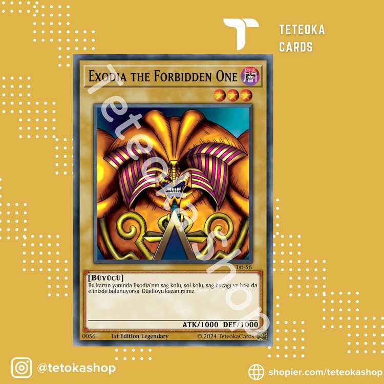 Exodia Türkçe Kartları
