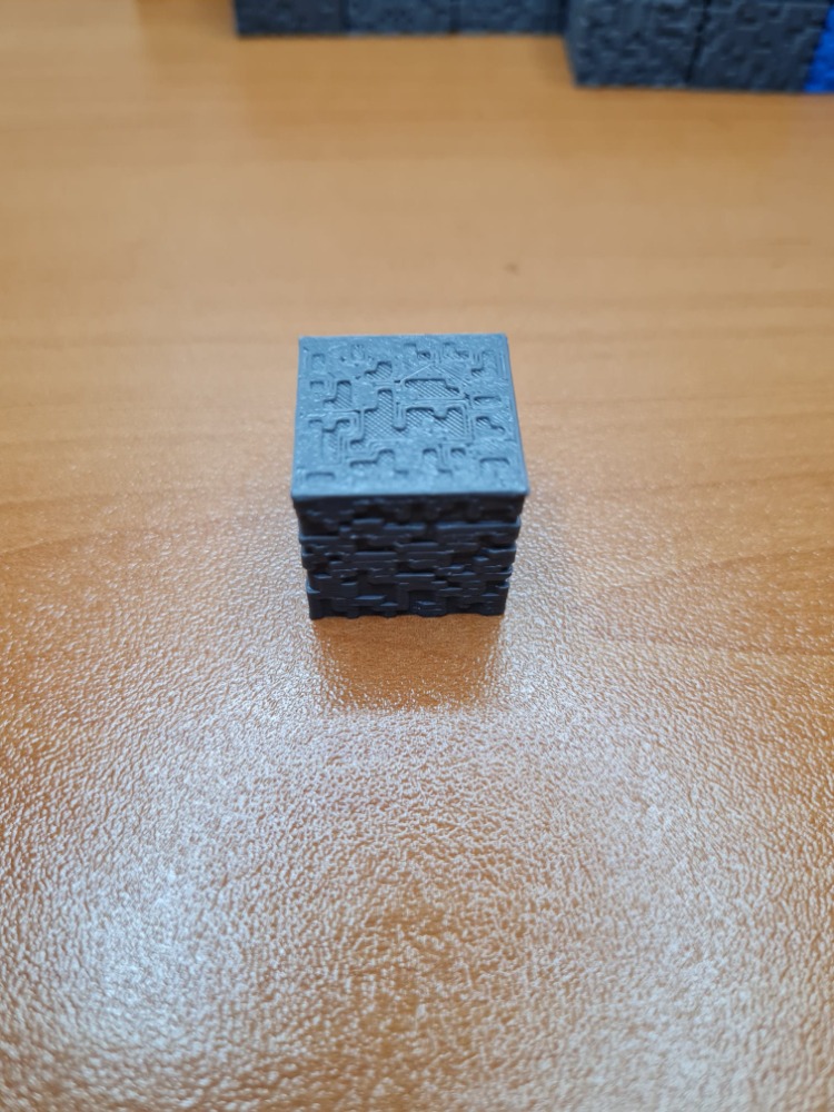 Piksel Tasarım Dekoratif Taş Blok - 3D Baskı Oyun Dekoru - ( sadece 1 (Bir) adet )