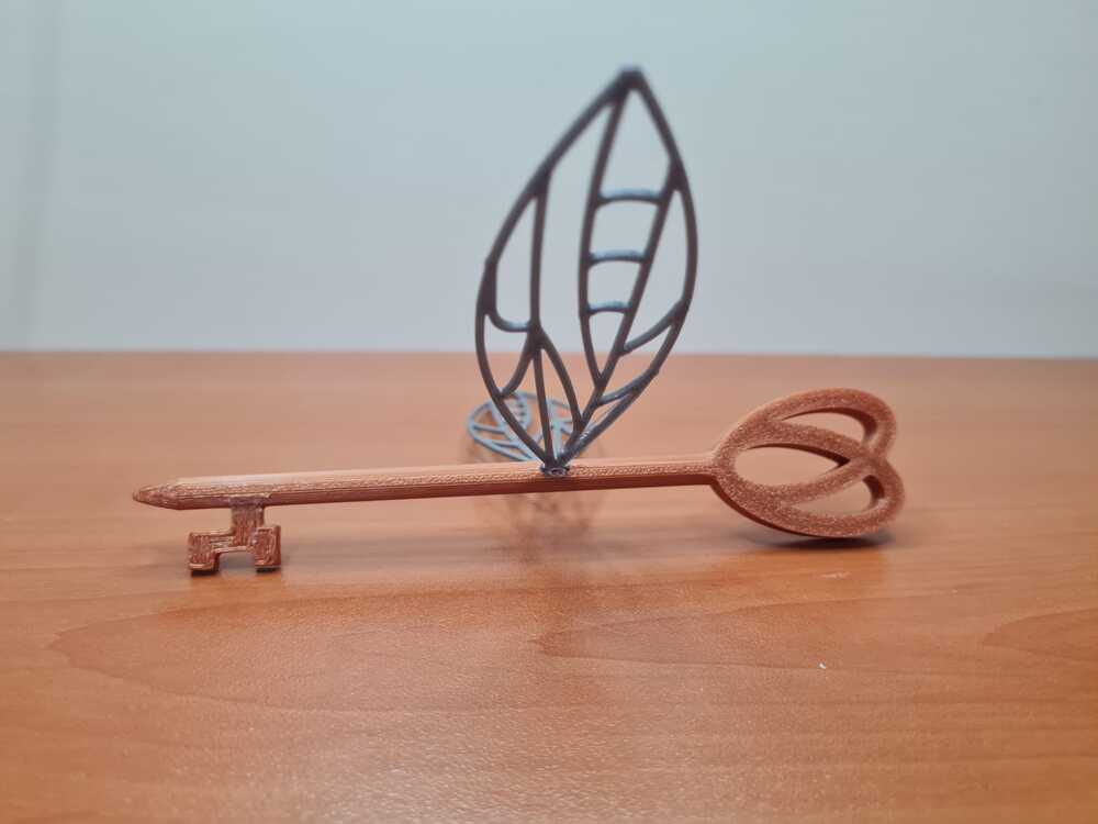 Sırlar Odası Kanatlı Anahtar 3D Baskı Koleksiyon Parçası