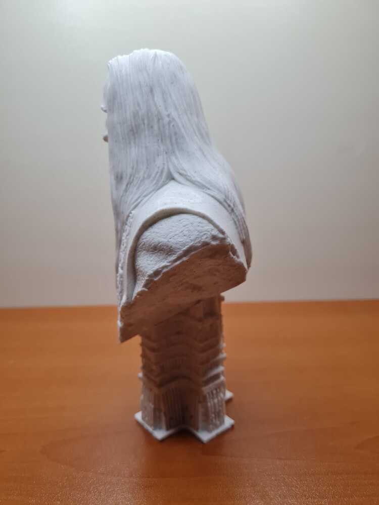 Saruman Büst 3D Baskı Koleksiyon Parçası