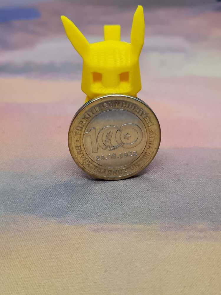 Minimalist Tasarım Pokemon Pikachu 4cm'lik Figür
