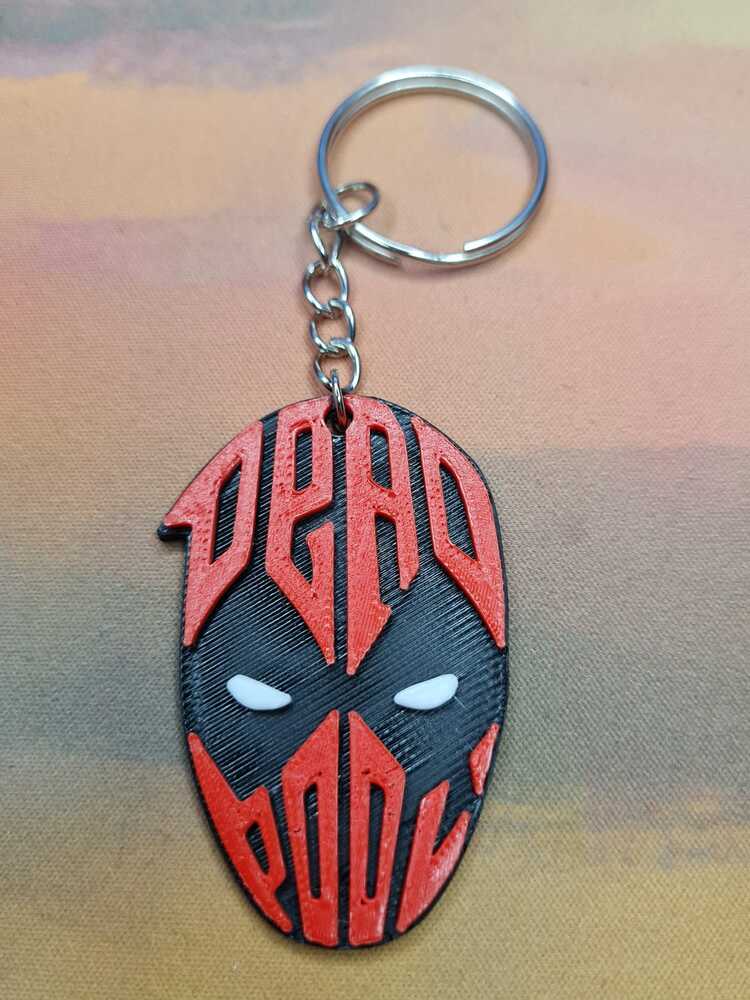 Deadpool 3D Baskı Anahtarlık
