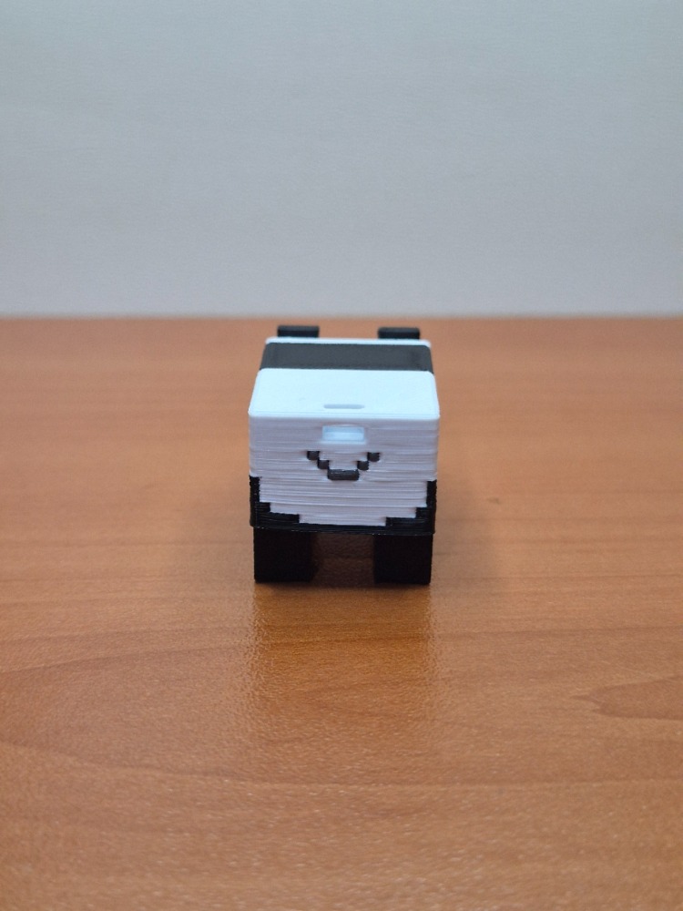 Minecraft Panda 3D Figür