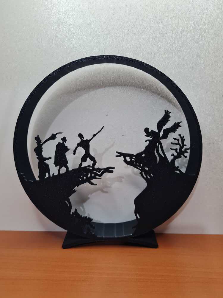 Harry Potter Üç Büyücü Kardeş Dekoratif Figür