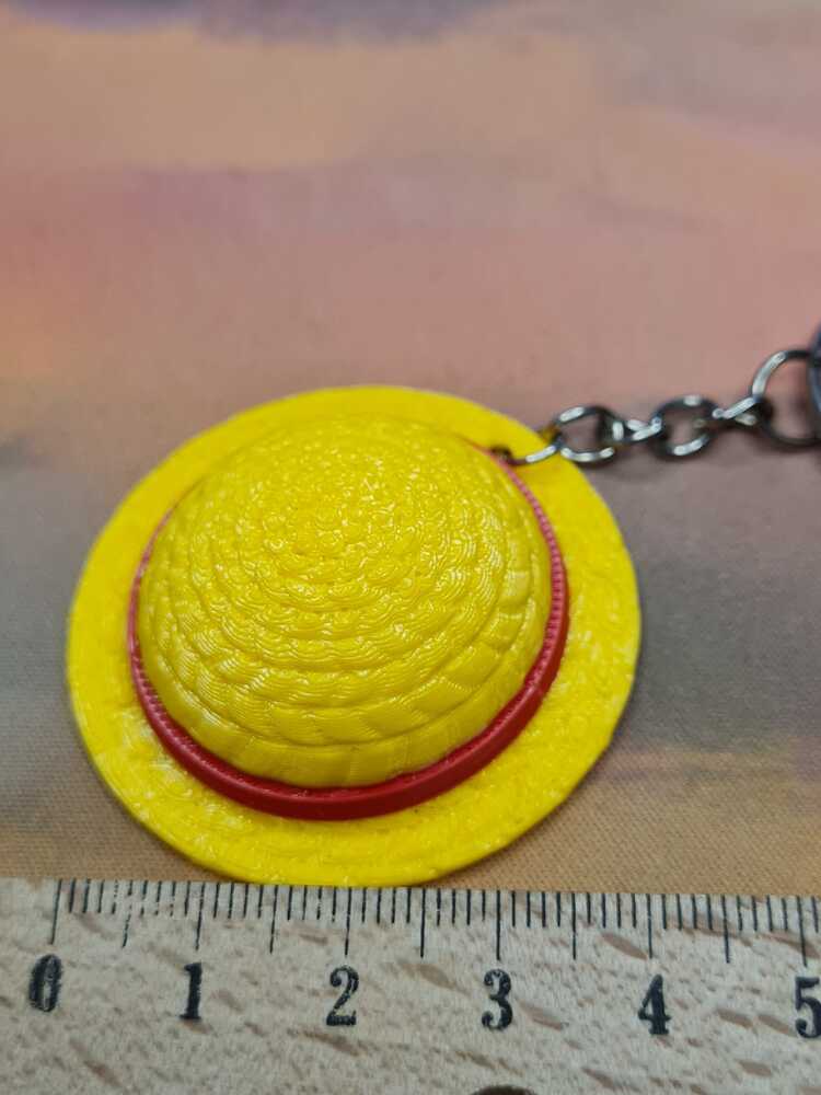 One Piece Luffy Hasır Şapka Anahtarlık