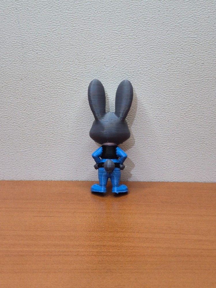 Judy Hopps Zootropolis Koleksiyon 3D Figür Masaüstü Aksesuarı Renkli 