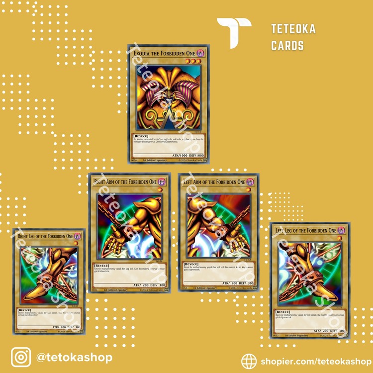 Exodia Türkçe Kartları