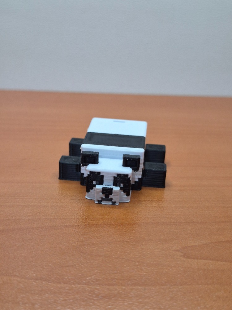 Minecraft Panda 3D Figür