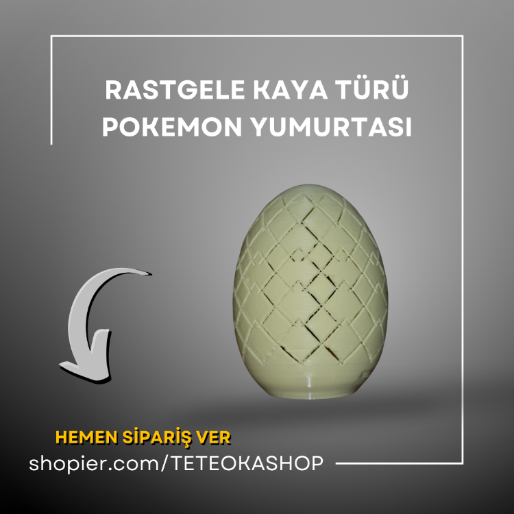 Rastgele Kaya Türü Pokemon Yumurtası