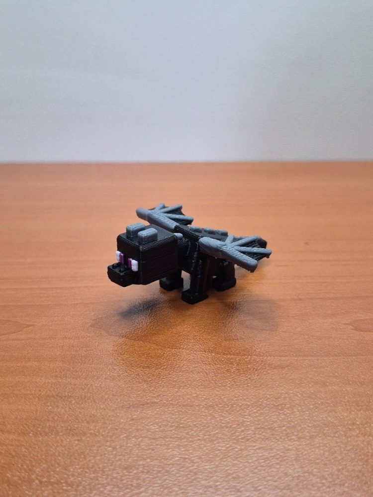Minecraft Ender Ejderhası 3D Figür