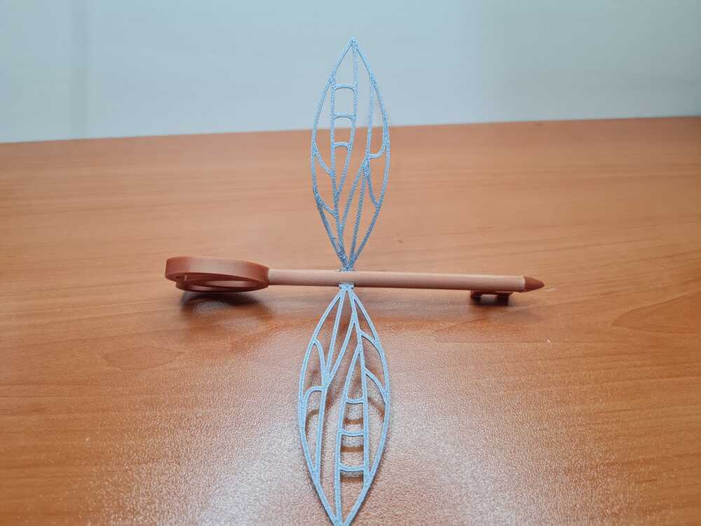 Sırlar Odası Kanatlı Anahtar 3D Baskı Koleksiyon Parçası