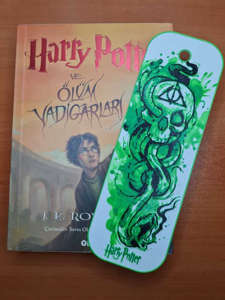 Harry Potter ve Ölüm Yadigarları Temalı Kitap Ayracı