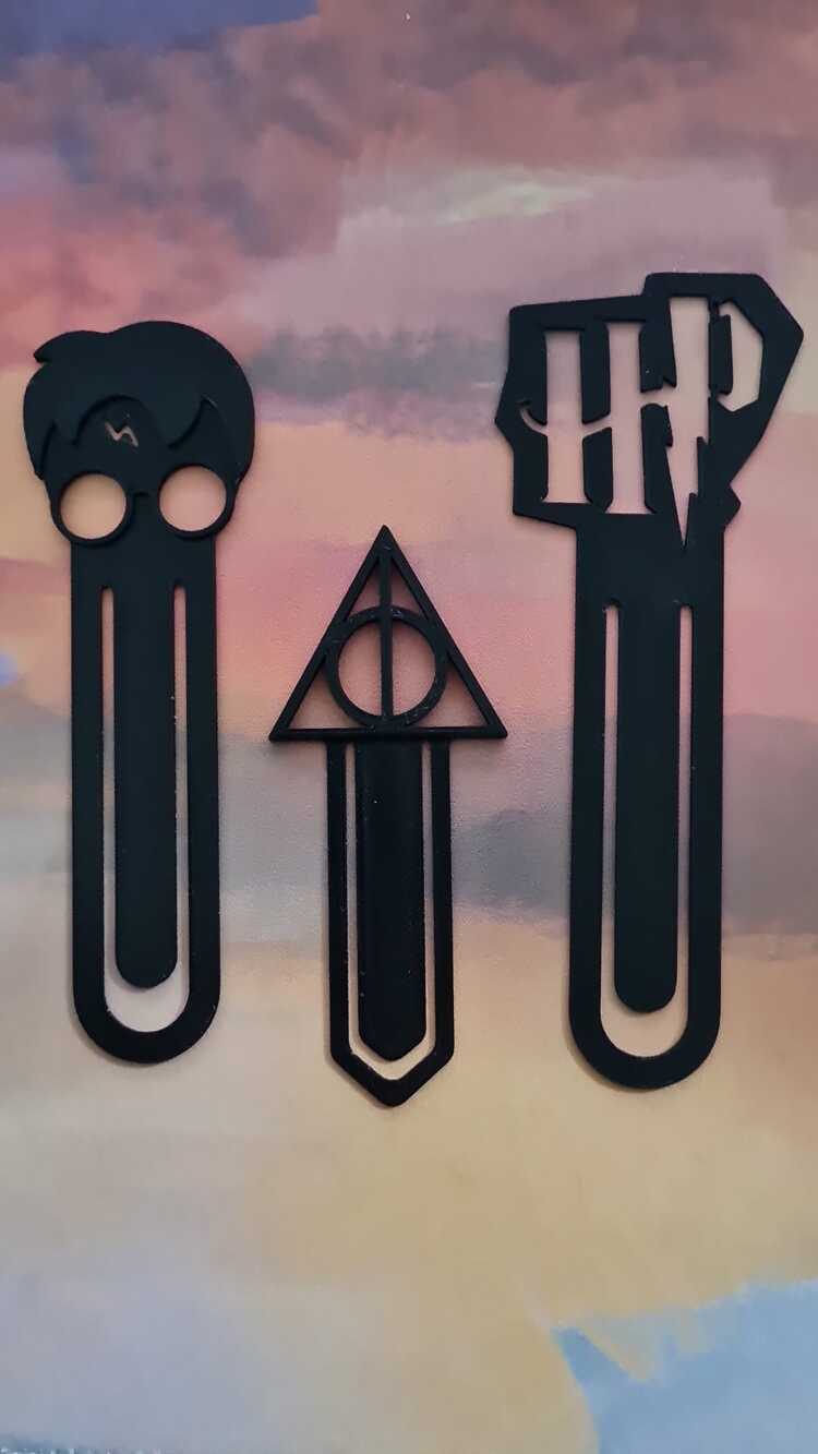 Harry Potter Temalı Kitap Ayraçları Seti (3 Adet)