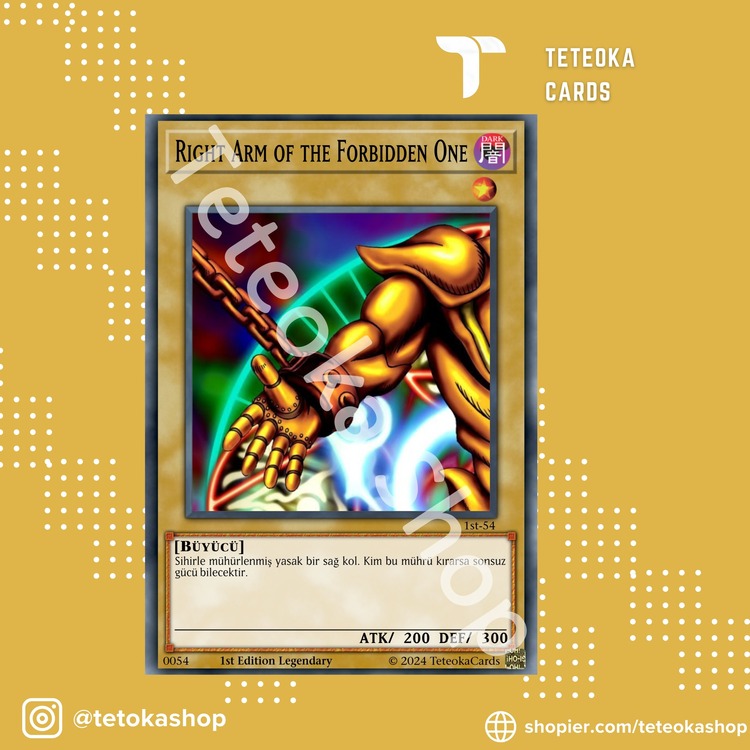 Exodia Türkçe Kartları
