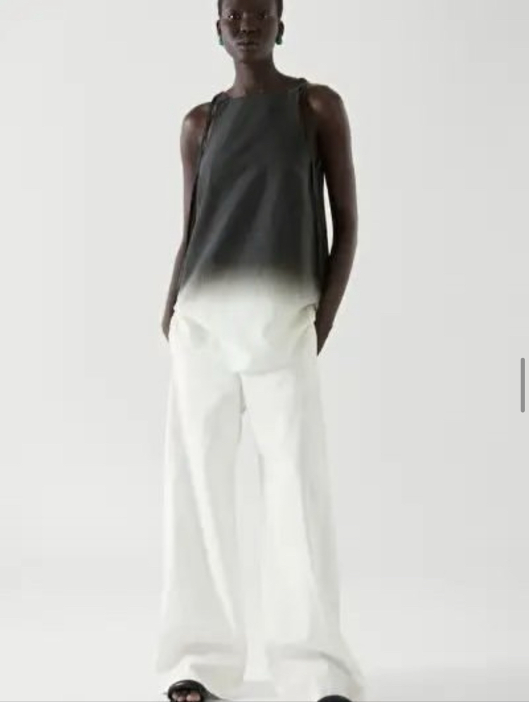 COS Ombre Keten Tunik - Desenli