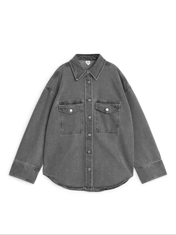 Arket Denim Gömlek - Gri