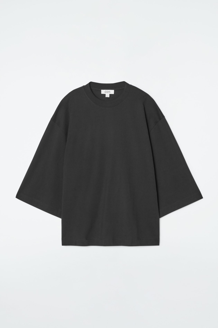 COS Boxy Fit T-Shirt - Siyah