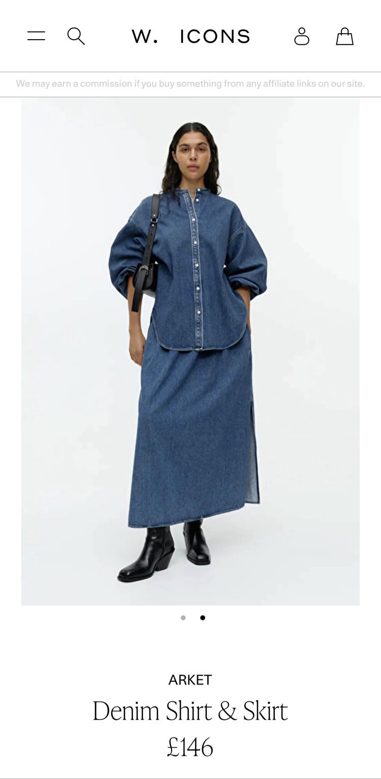 Arket Denim Gömlek - Mavi