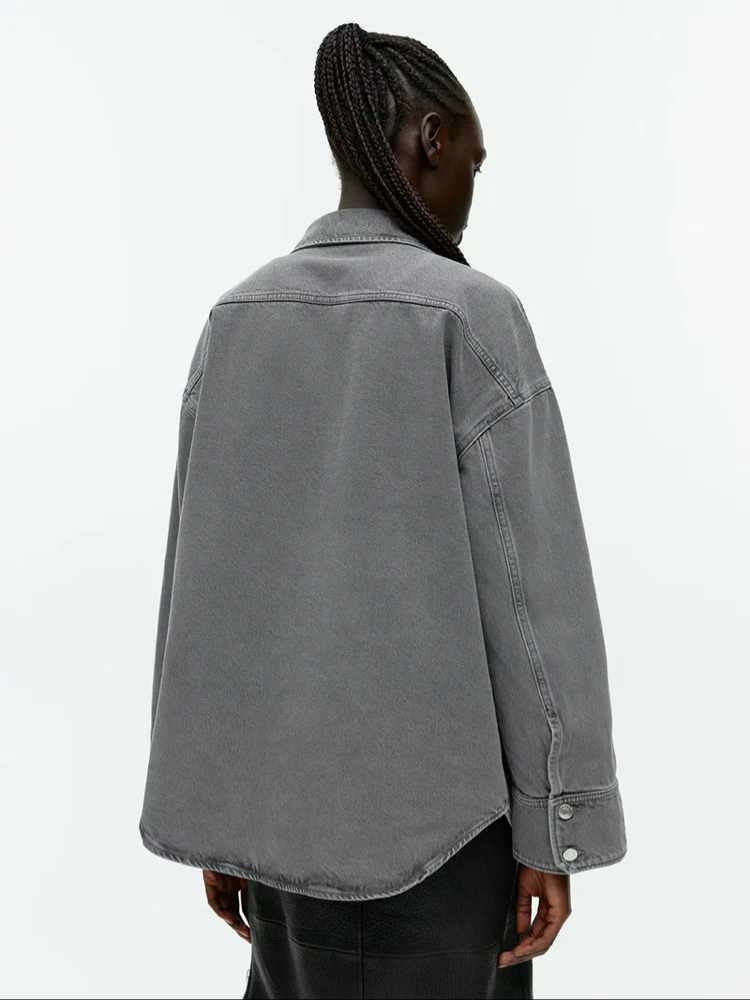 Arket Denim Gömlek - Gri