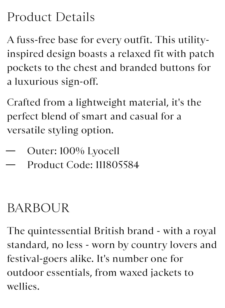 Barbour Callie Gömlek - Natürel