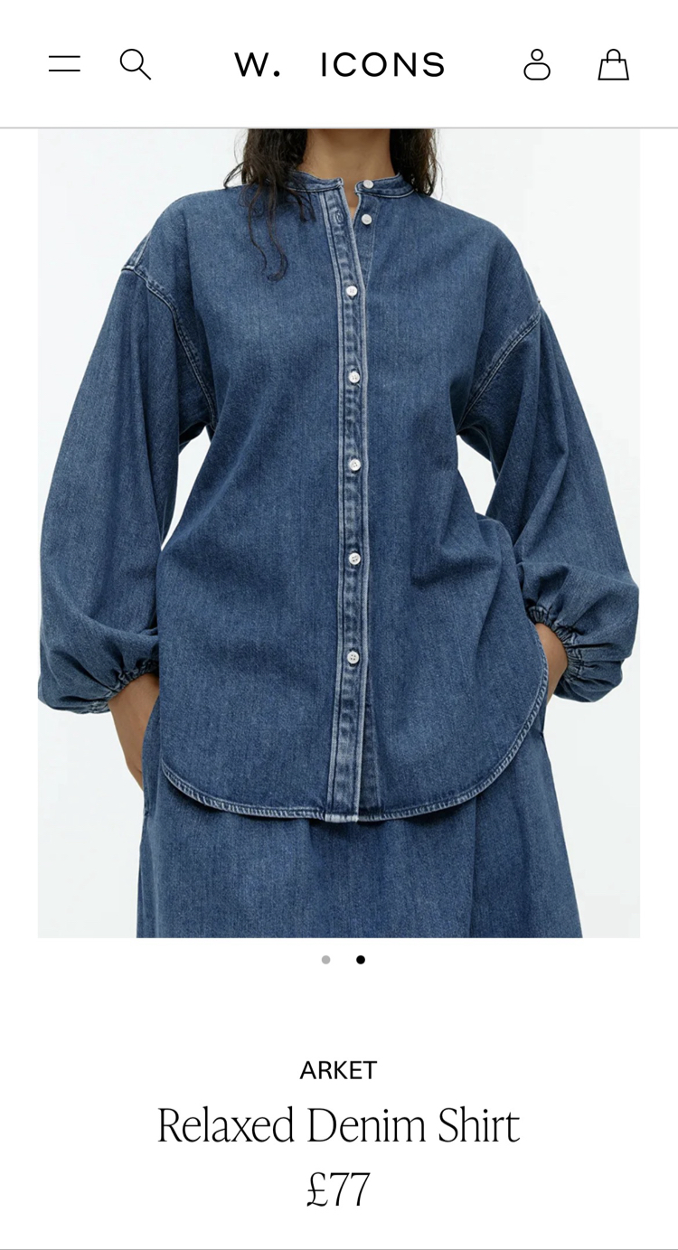 Arket Denim Gömlek - Mavi