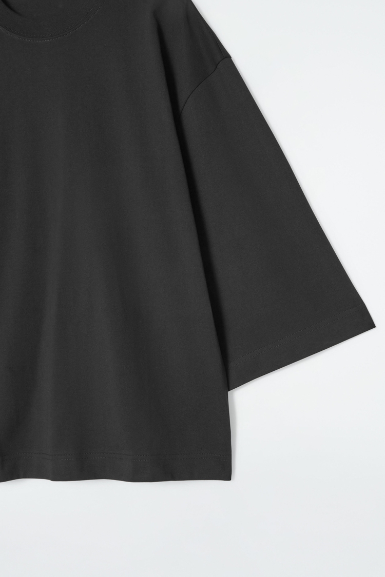 COS Boxy Fit T-Shirt - Siyah