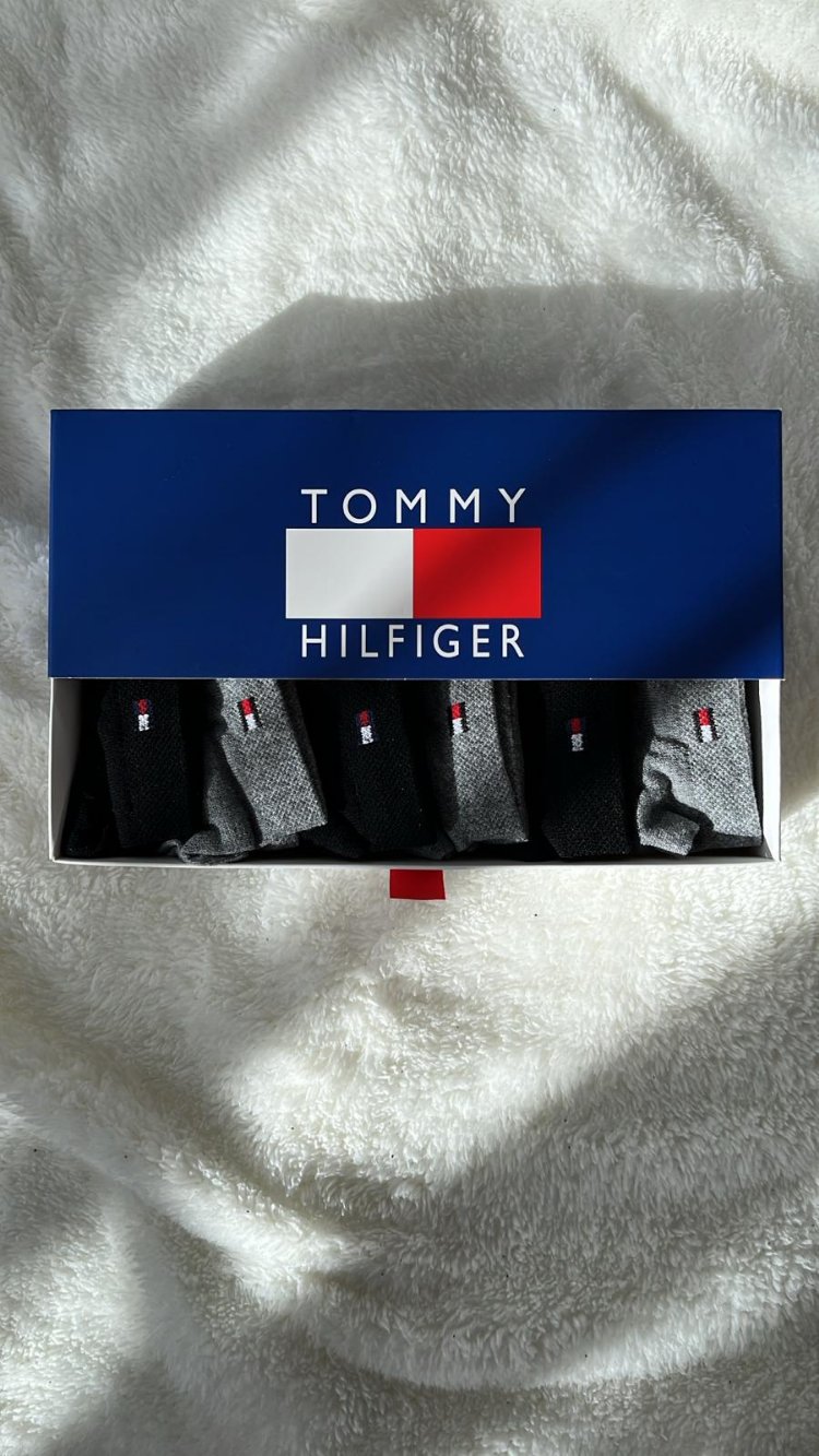 Tommy Hilfiger 6'lı Paket Kısa Çorap