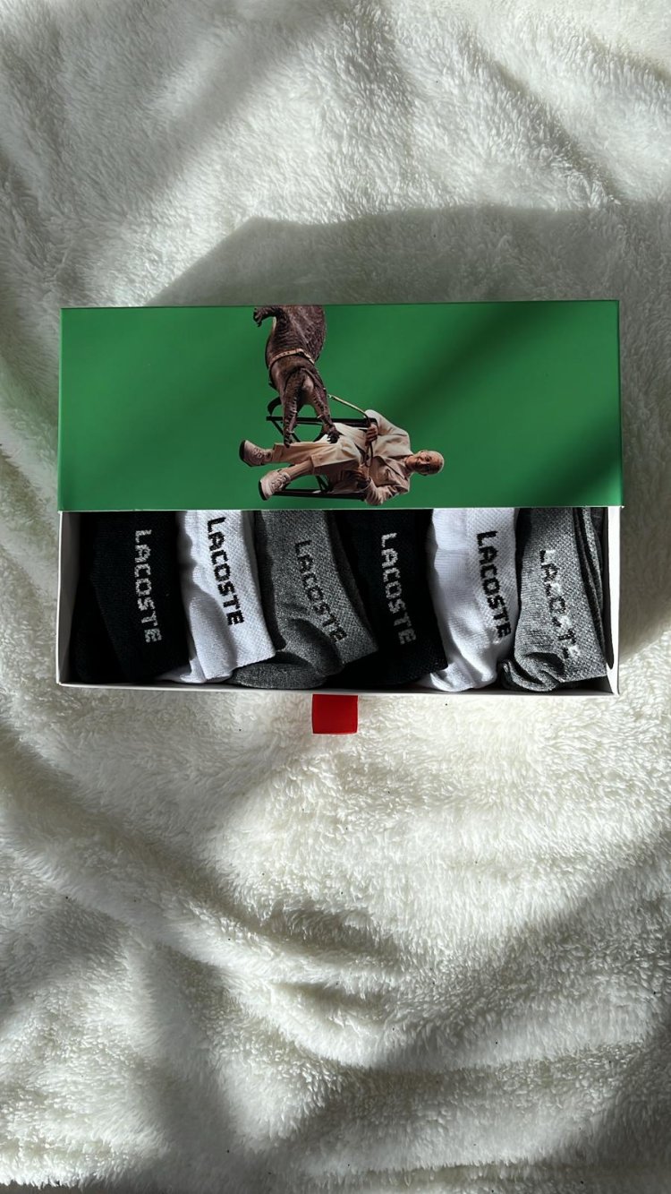 Lacoste 6'lı Paket Kısa Çorap 