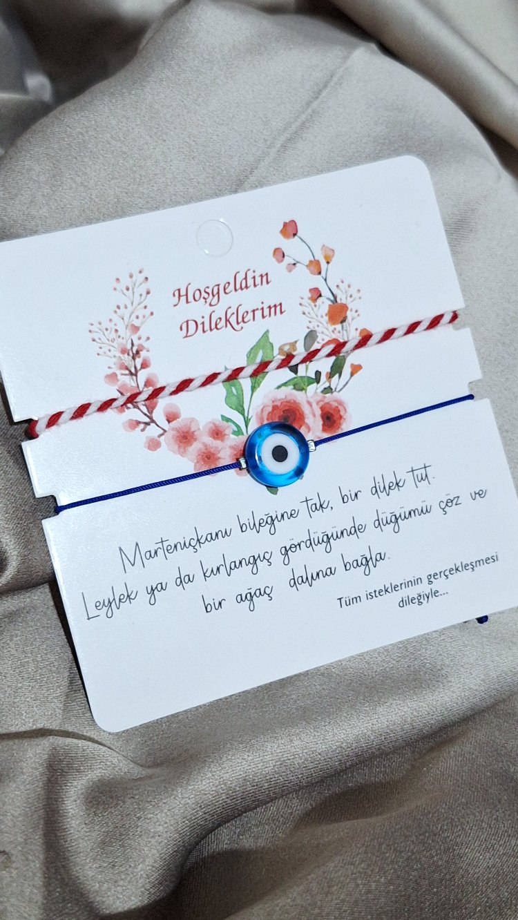 marteniçka bileklik seti nazar boncuğu