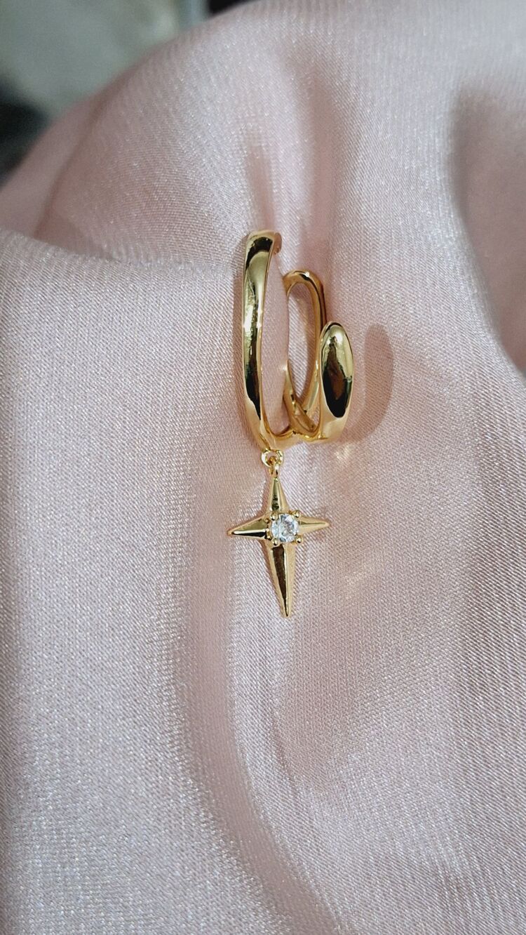 earcuff deliksiz küpe kıkırdak küpe