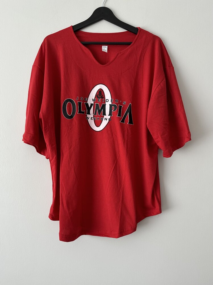 ULTRA OVERSİZE OLYMPİA KIRMIZI T-SHİRT