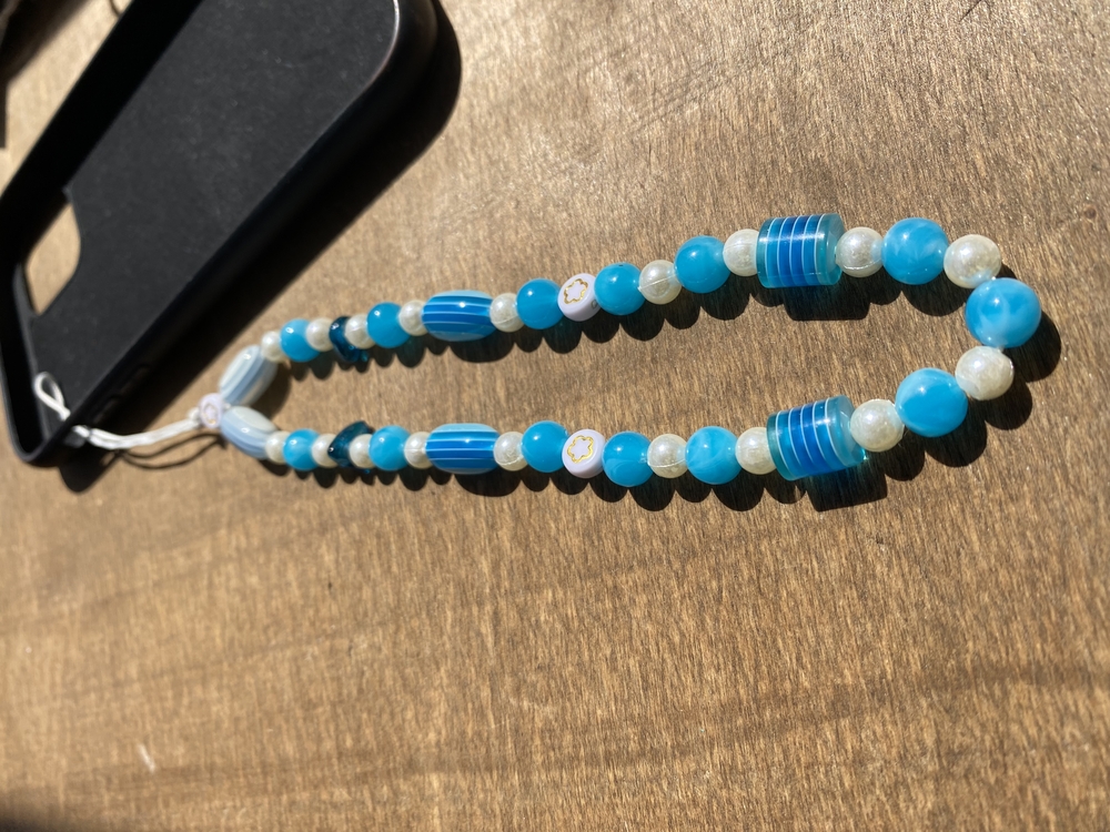 MAVİ CÜMBÜŞ TELEFON CHARM