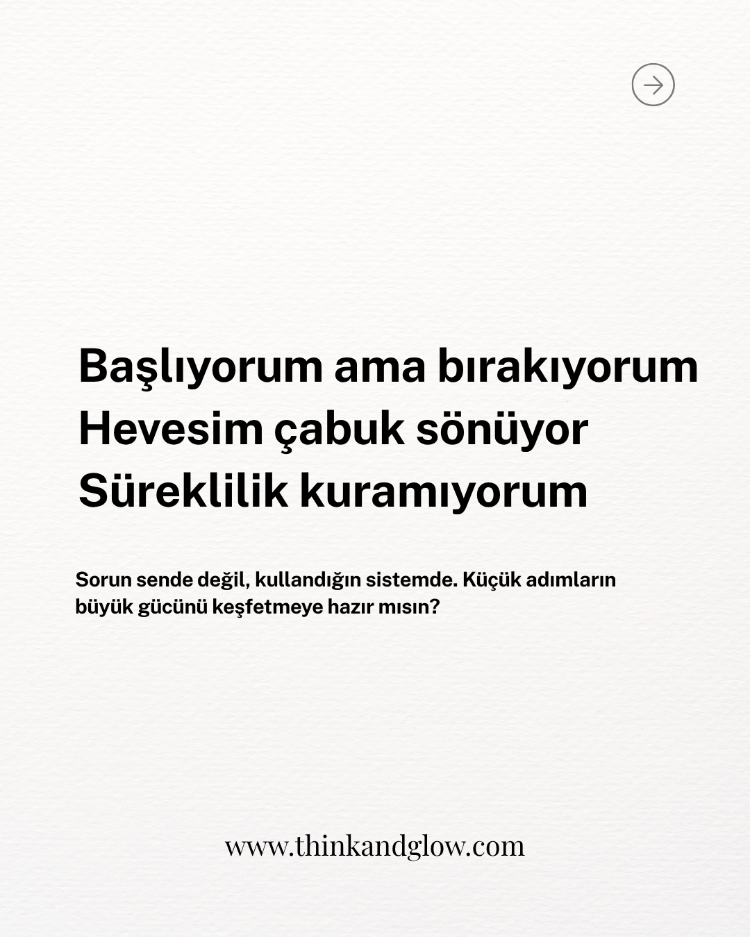 Mikro Adımlar, Makro Değişimler: Atomik Alışkanlıklar Uygulama Atölyesi
