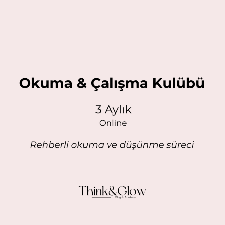 3 Aylık Rehberli Okuma & Çalışma Programı