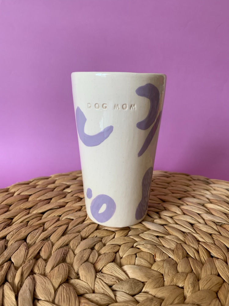 Lila Abstract Dog Mom 300 ml