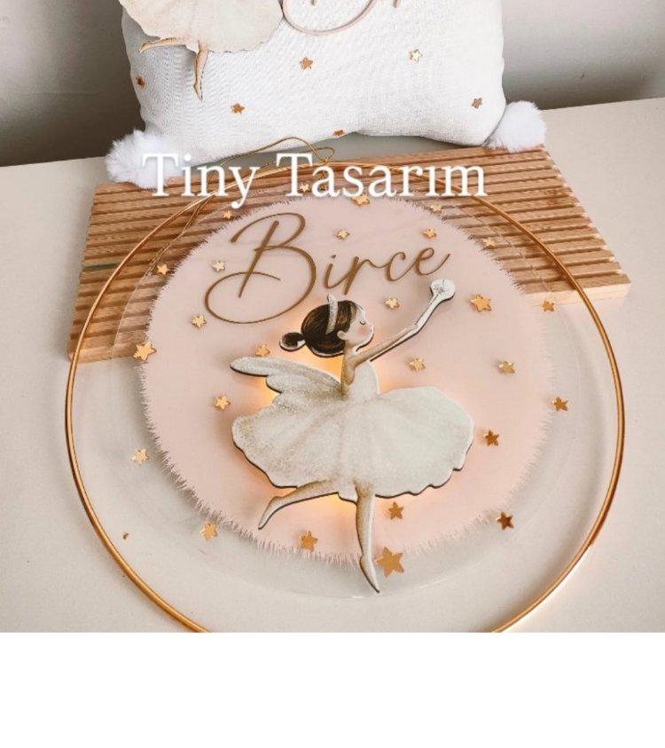 Bebek kapı süsü ledli