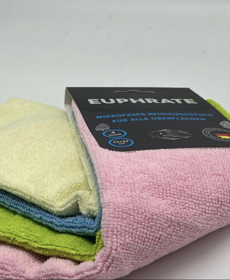 Euphrate Kfz 4'lü Fırsat Mikrofiber Cila Bezi 32x32cm (E02-3232-250)