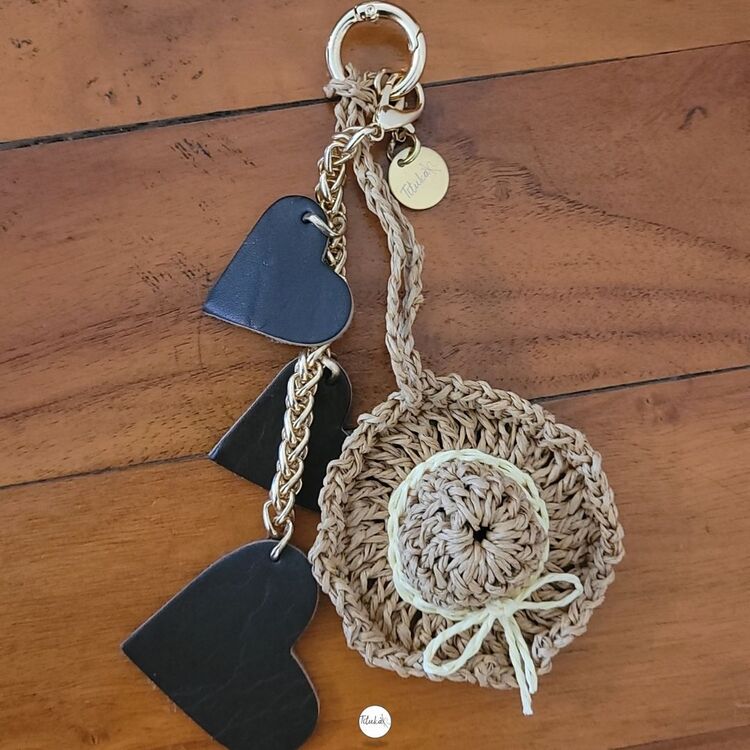 Kahve Çanta Charmı - Çanta Aksesuarı