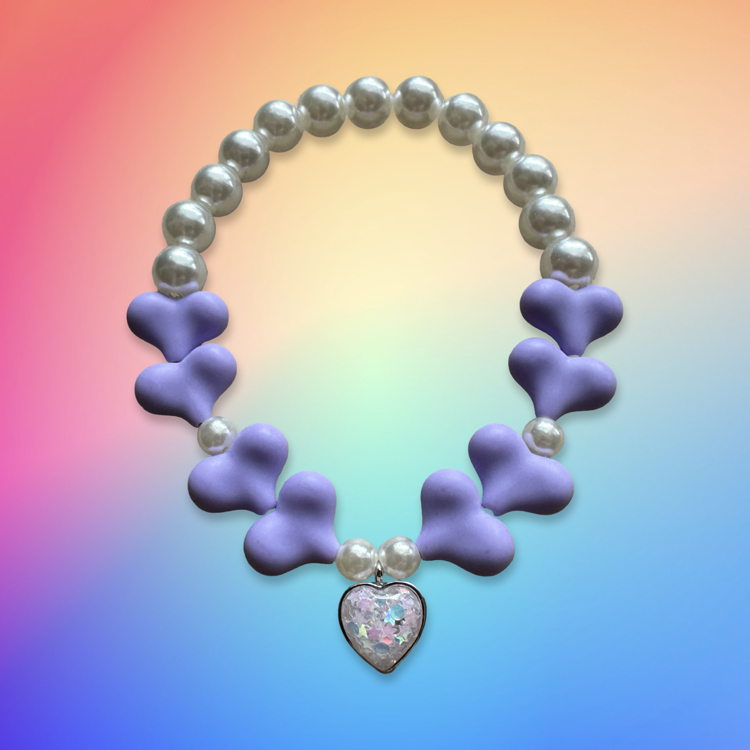 Heart Glow – Charmlı Boncuk Kolye