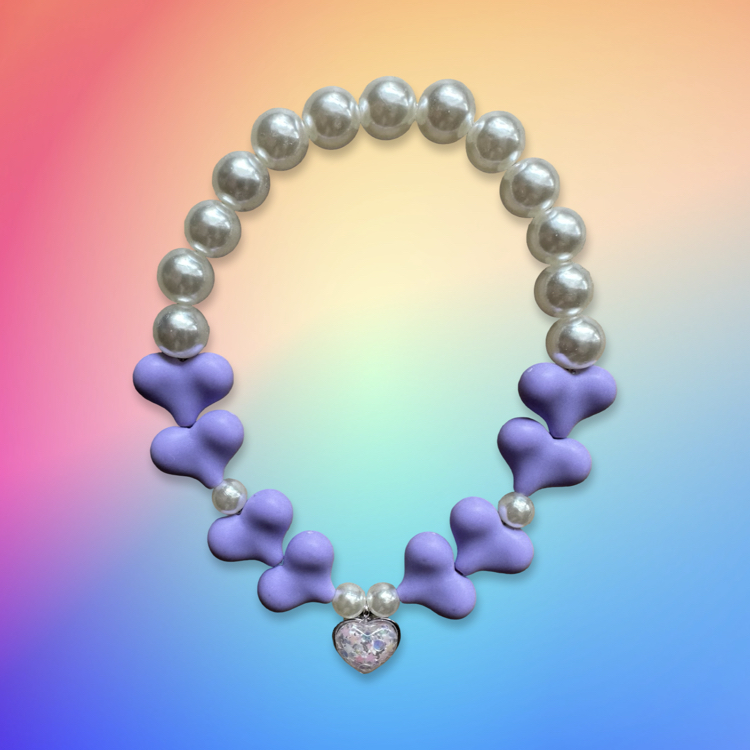Heart Glow – Charmlı Boncuk Kolye
