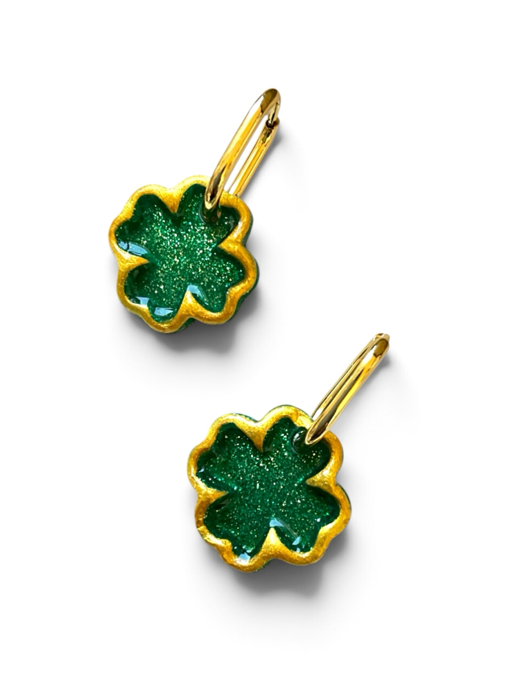 Lucky charm halka küpe 