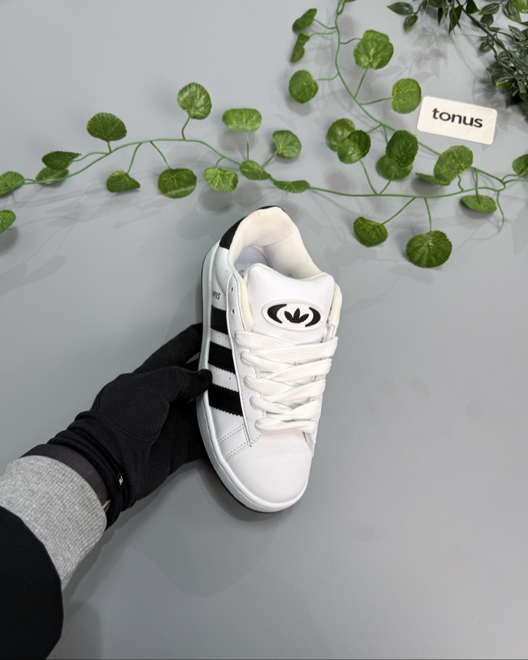 Adidas campus beyaz siyah 