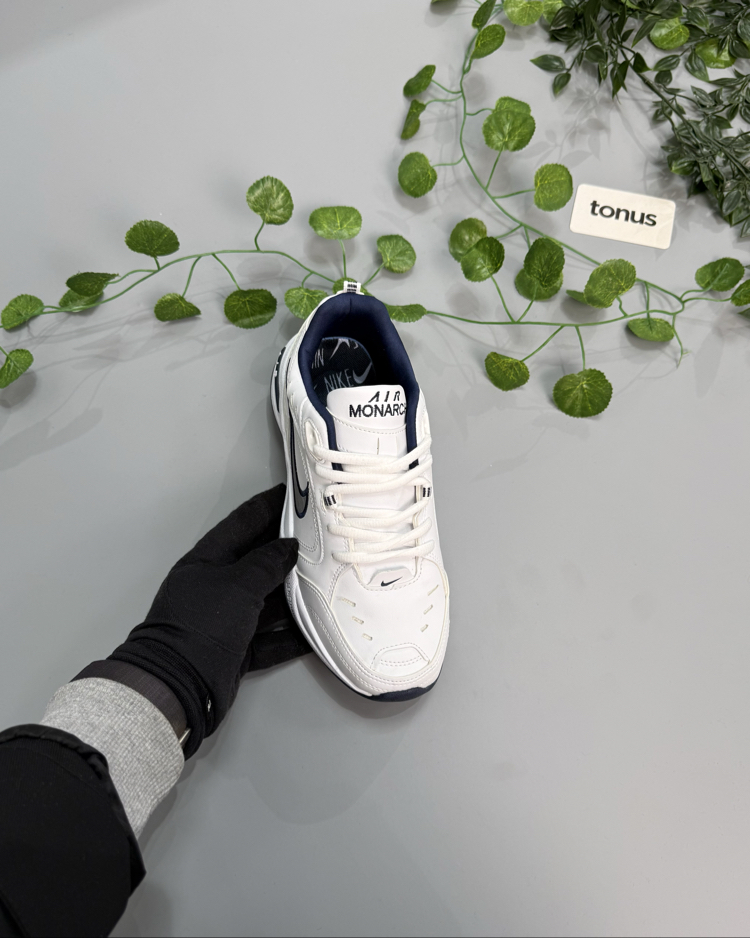 Nike air monarch beyaz lacivert 