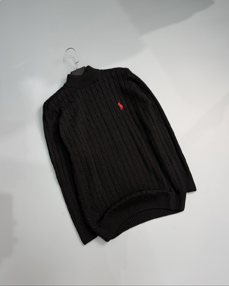 Ralph lauren dik yaka siyah 