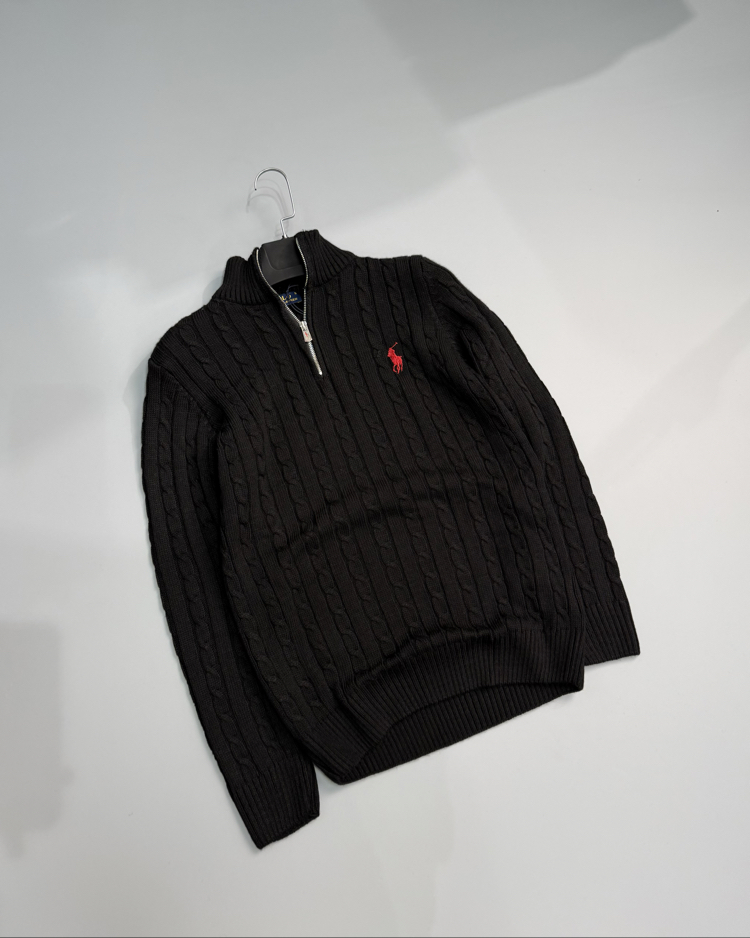Ralph lauren fermuarlı siyah