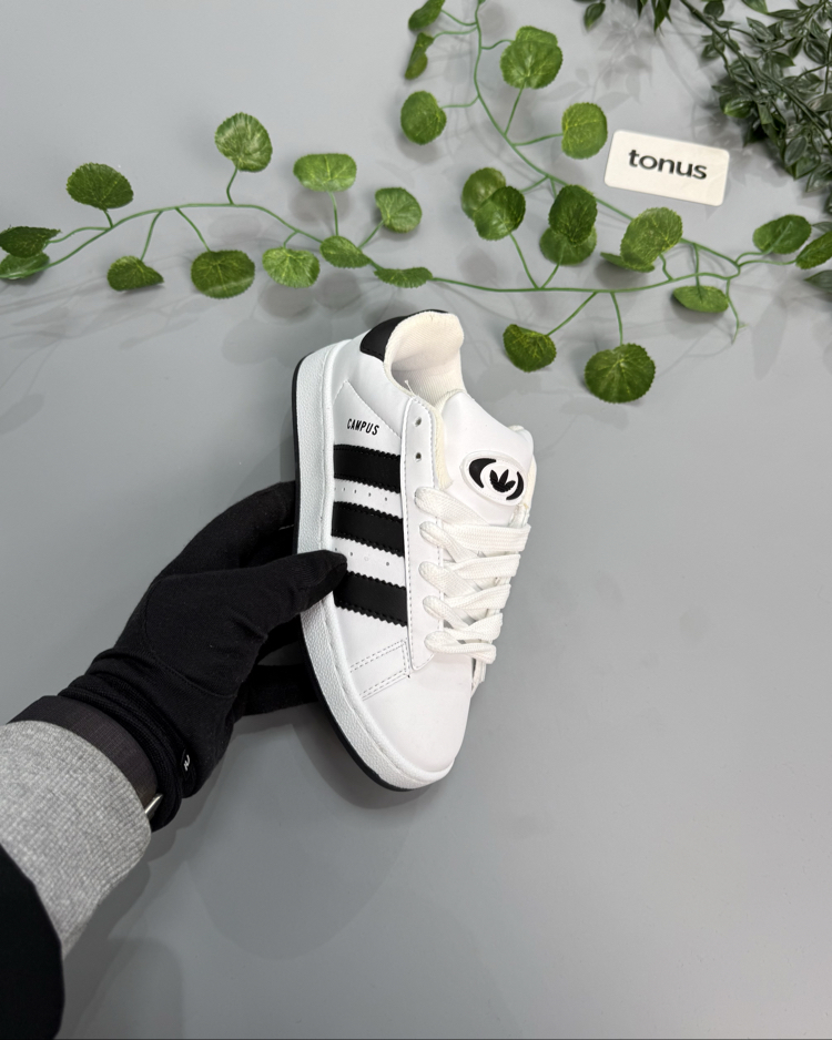Adidas campus beyaz siyah 