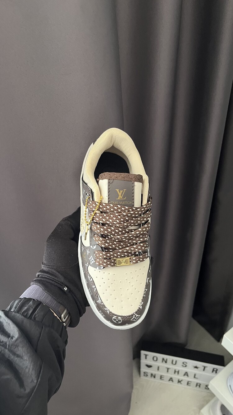 Nike Dunk X Louis Vuitton Kahverengi 