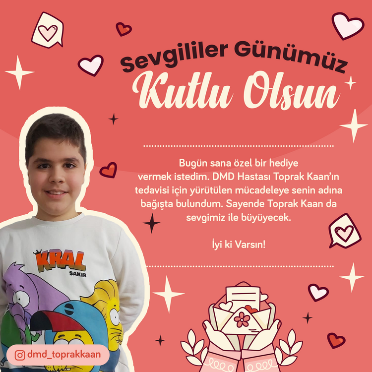 sevgililer günü dijital destek ve tebrik kartı